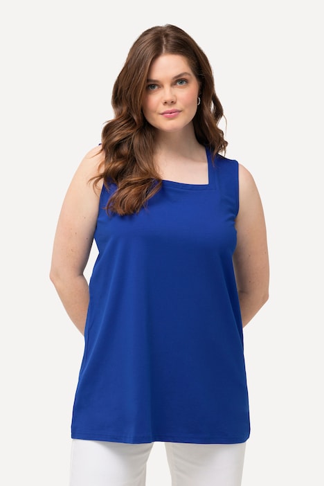 Longtop, Classic Fit, Carree-Ausschnitt, ärmellos