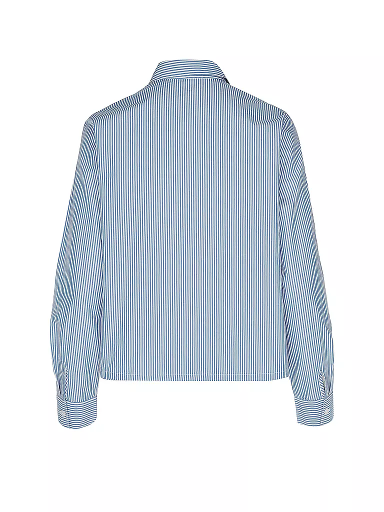 S.OLIVER Bluse blau