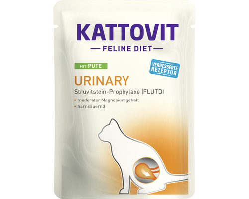 KATTOVIT Urinary Turkey natvoer voor katten 85g