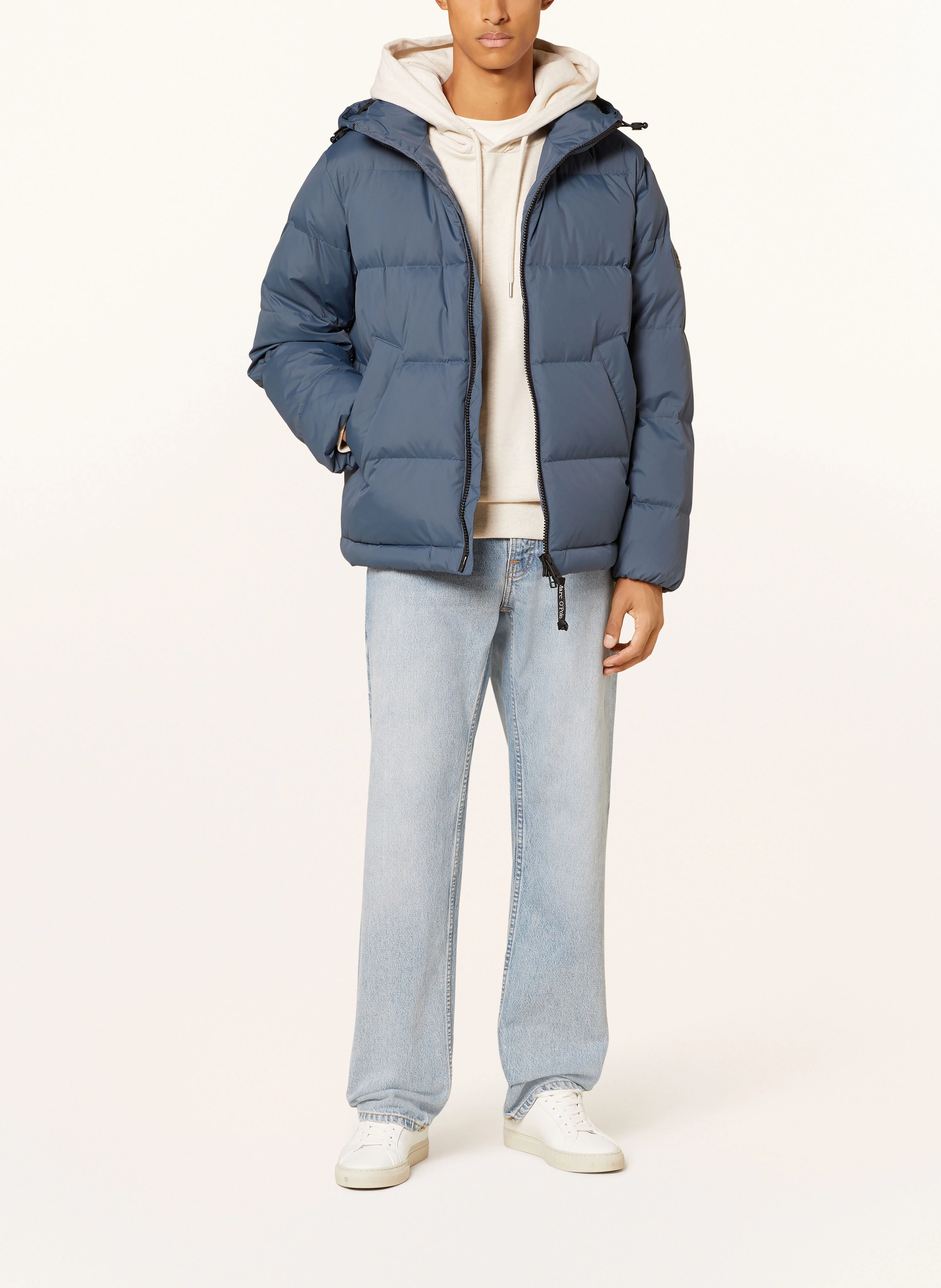 Marc O'Polo Daunenjacke mit abnehmbarer Kapuze