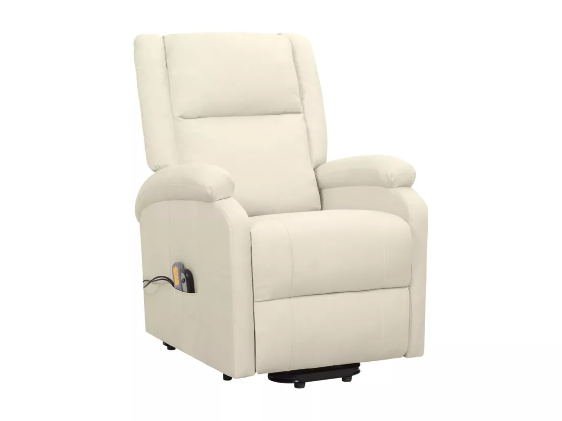 Prolenta Premium - Fauteuil de massage Crème Tissu