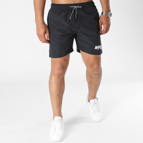 Short De Bain Barlou Noir Blanc