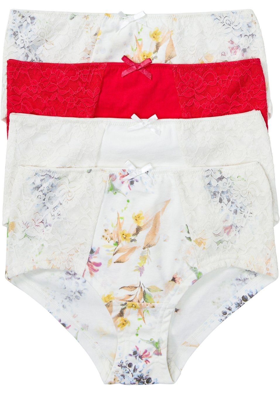 Lot de 4 maxi culottes avec coton