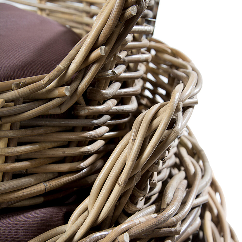 51 Degrees North Rattan Basket