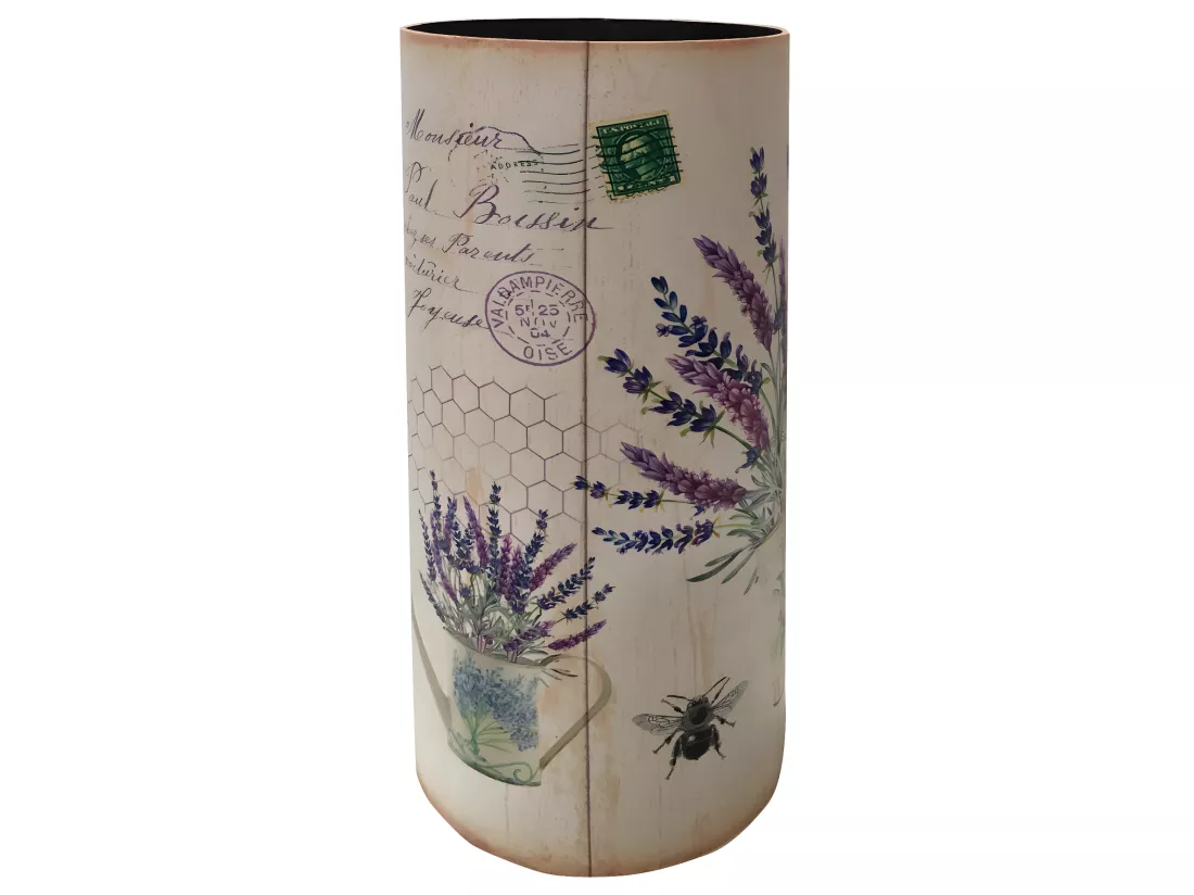 Porte-parapluie Parapluies Mdf Canvas Beige Shabby 50x20x20