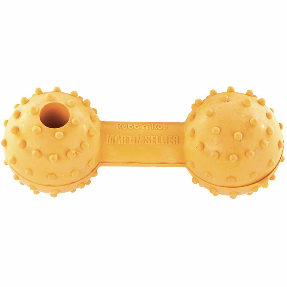 Haltère distributeur de friandises pour chiens coloris suivant disponibilité