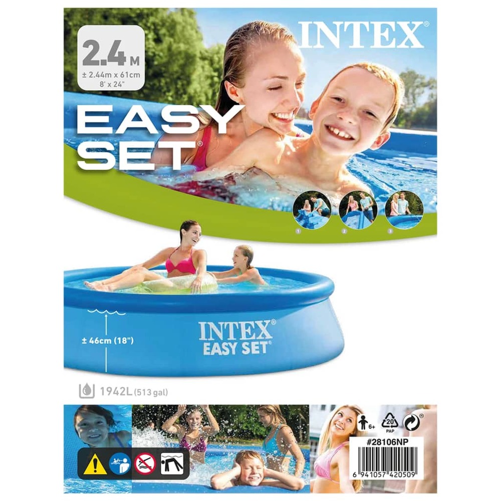 Piscine easy set 244x61 cm pvc