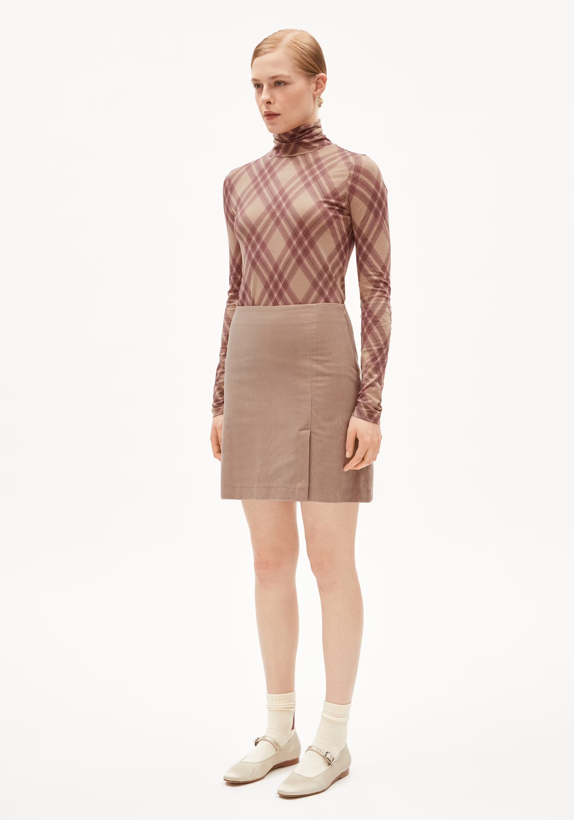 Armedangels Cord-Minirock Zailaa Corduroy Cinnamon Dust