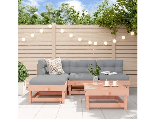 VIDAXL - Salon extérieur Salon de jardin 5 pcs bois massif douglas