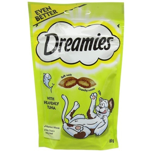 Petiscos para gatos com sabor de atum