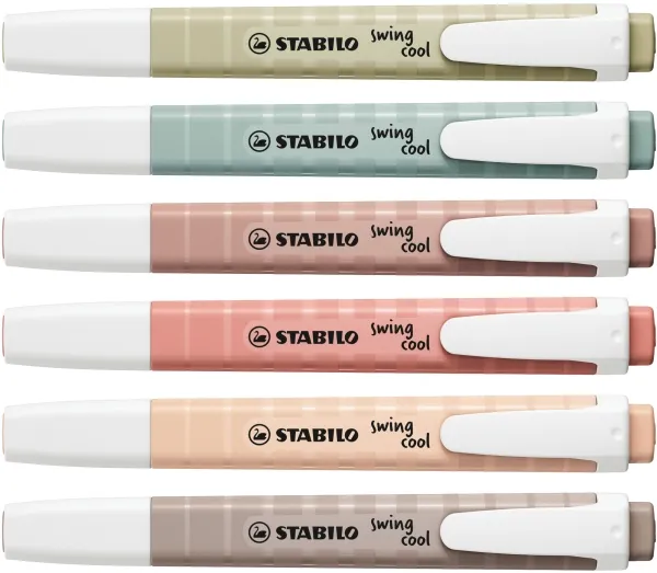 Stabilo Swing Cool Nature Colours sæt 6 stk.