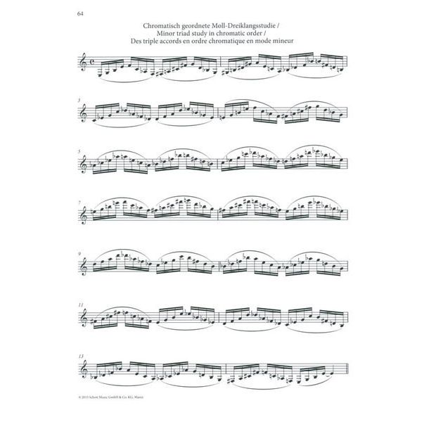 Schott Baermann Clarinet op.63 Vol.1