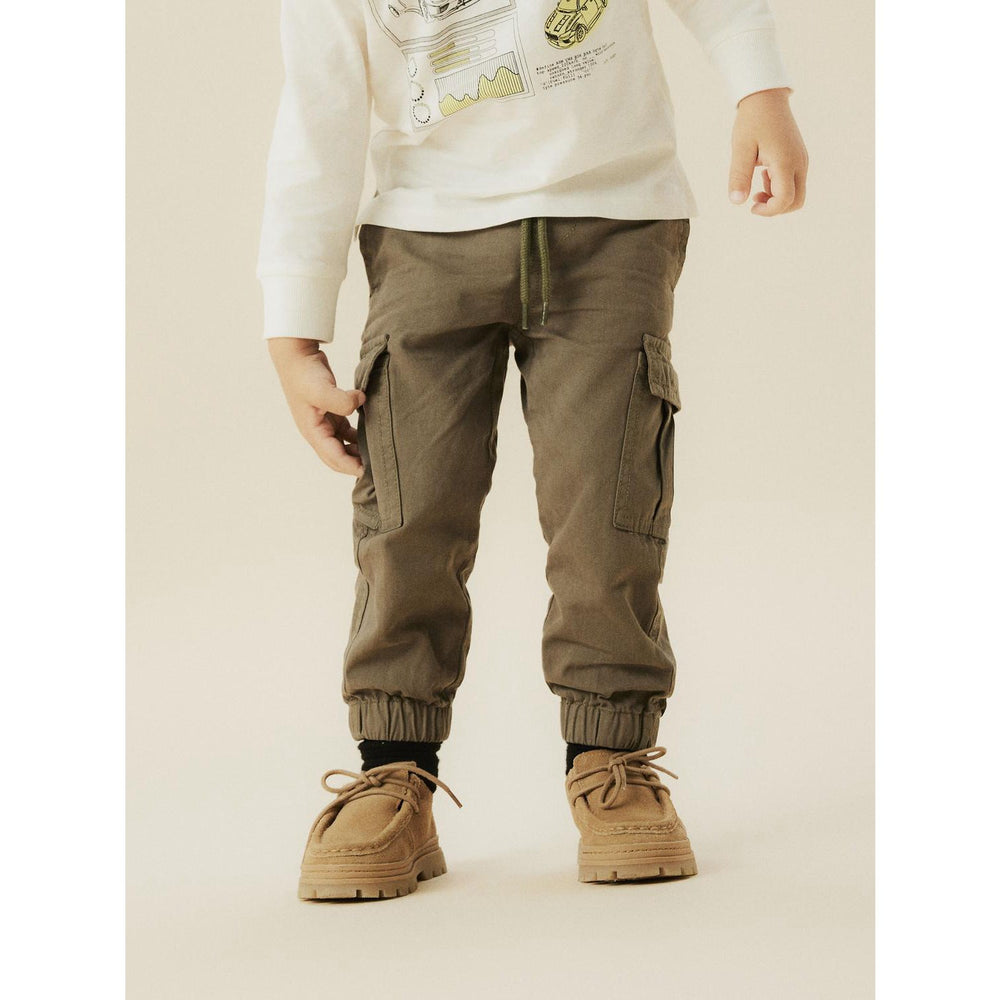 Køb Name It Dusty Olive Nmmryan Twill Cargo Bukser R 5553-Va Tb