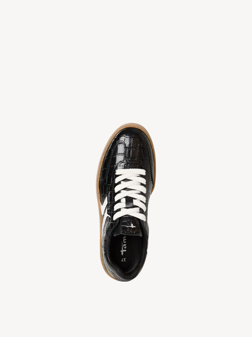 Leren Sneaker - zwart