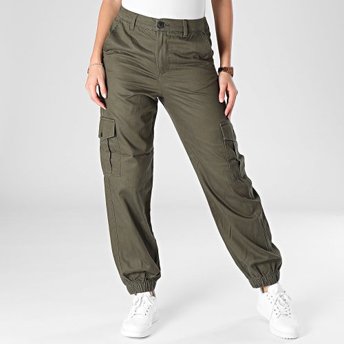 Pantalon Cargo Femme JJXX Holly Vert Kaki