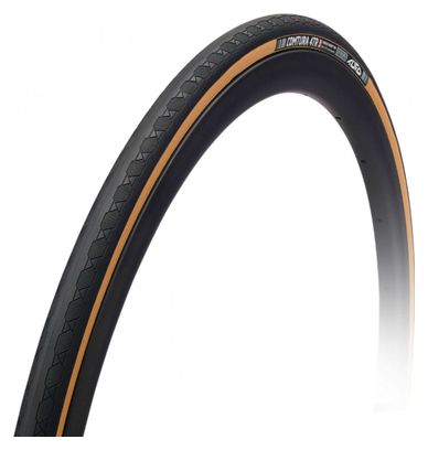 Pneu route 700 x 25 tufo comtura 4tr tubeless noir-beige ts (25-622)