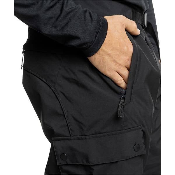 Pantalon snowboard QUIKSILVER SNOW DOWN CARGO TRUE BLACK