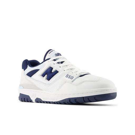 New Balance 550 Sneakers, White/Navy/Quarry Blue, 37