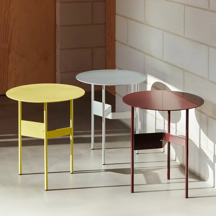 HAY - Shim Beistelltisch, Ø 54 cm, eggshell