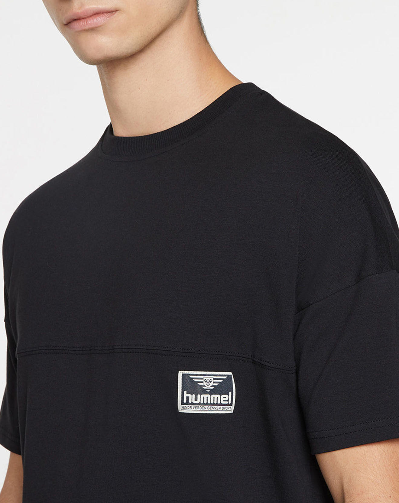 Hummel T-Shirt Beach Break en Coton organique noir