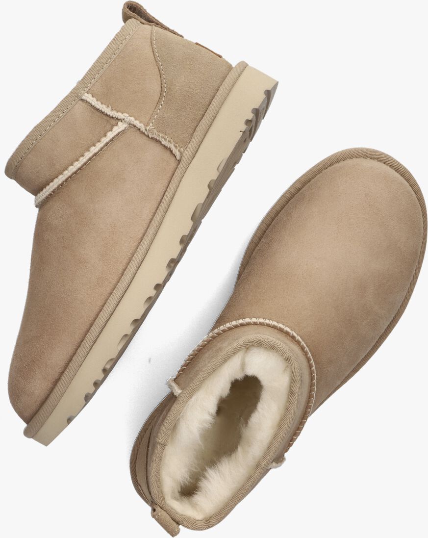 UGG beige ugg vachtlaarzen w classic ultra mini