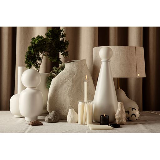 ferm LIVING Vulca Mini Vase, Offwhite Stone