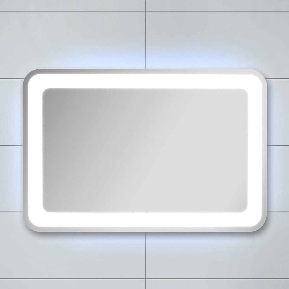 LED-SPEIL RIVA RUND MED SENSORKNAPP 90X60 CM
