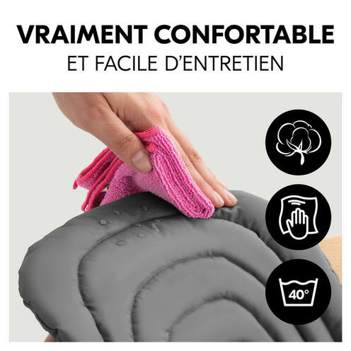 Coussin pour chaise haute - Gris foncé - HAUCK