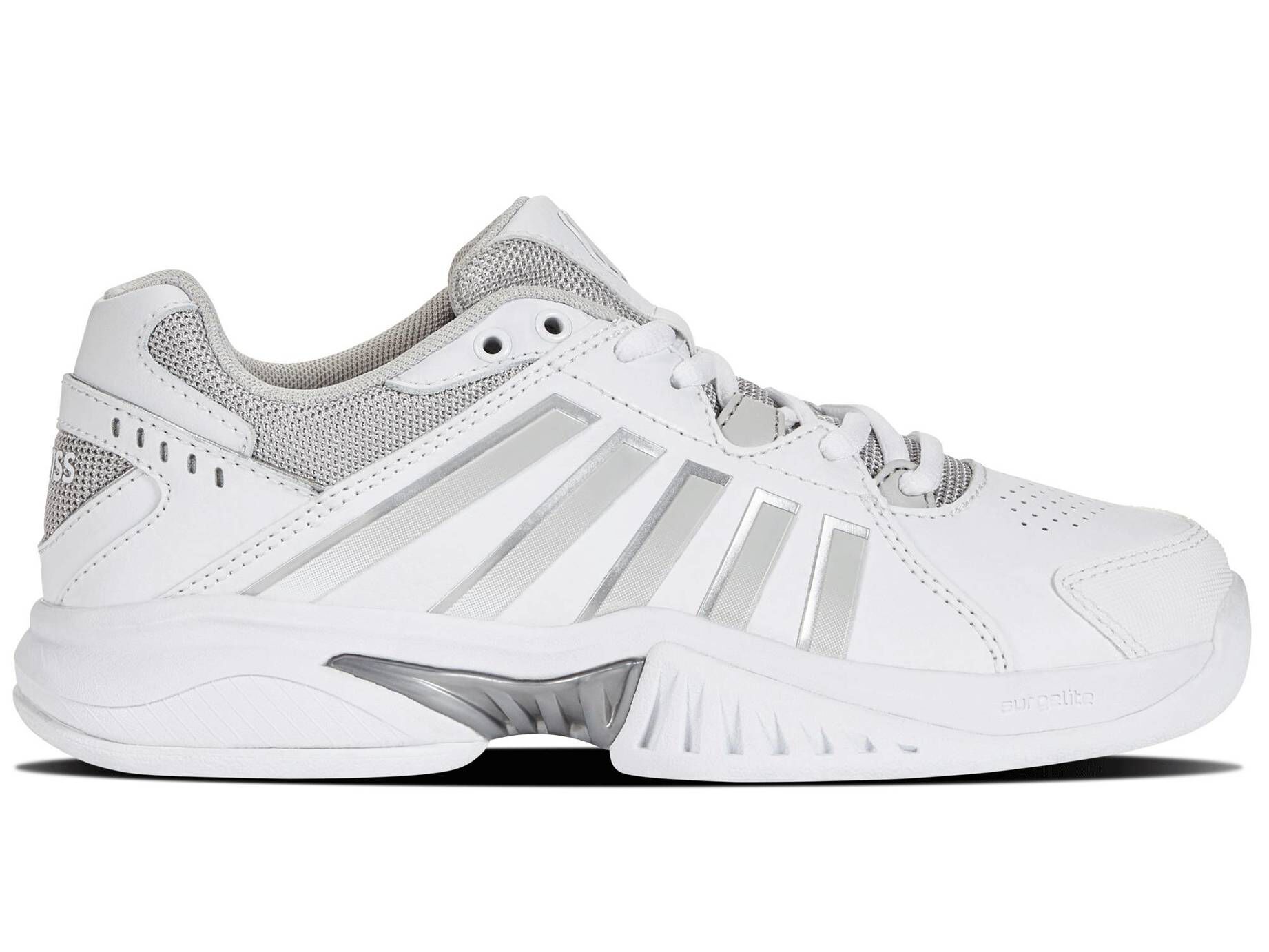 K-Swiss| Damen Tennisschuhe RECEIVER V CARPET Hallenschuhe mit Leder
