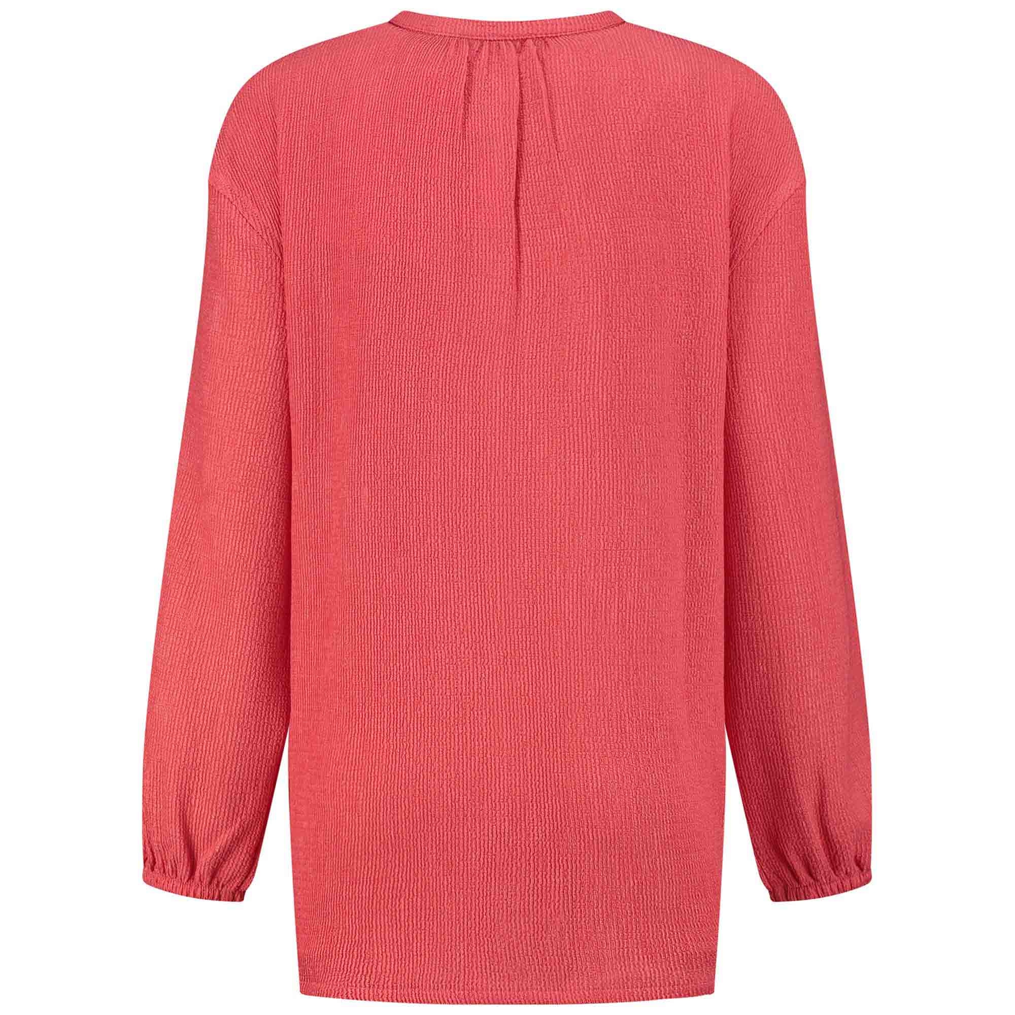 Prénatal zwangerschapsblouse lange mouwen effen oranje