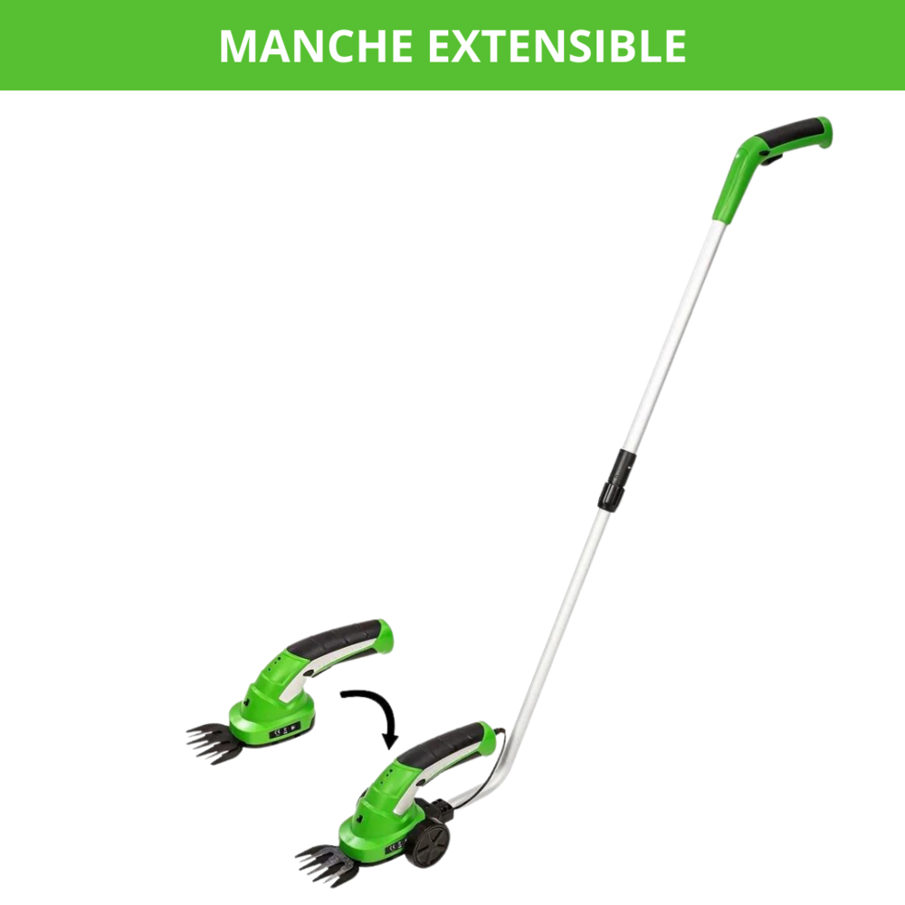 Taille-haie sans fil 2-en-1 hedger - taille bordure et gazon