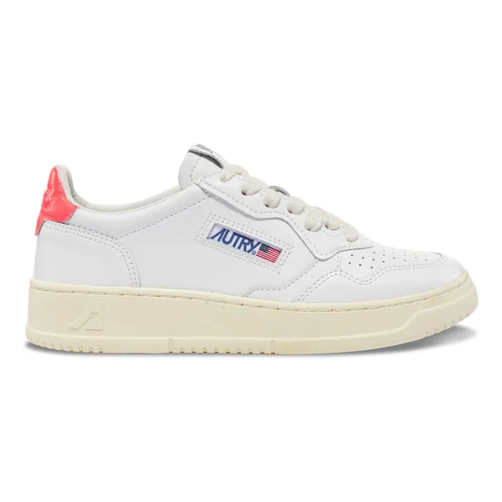 Autry Baskets Medalist Low Cuir | Corail