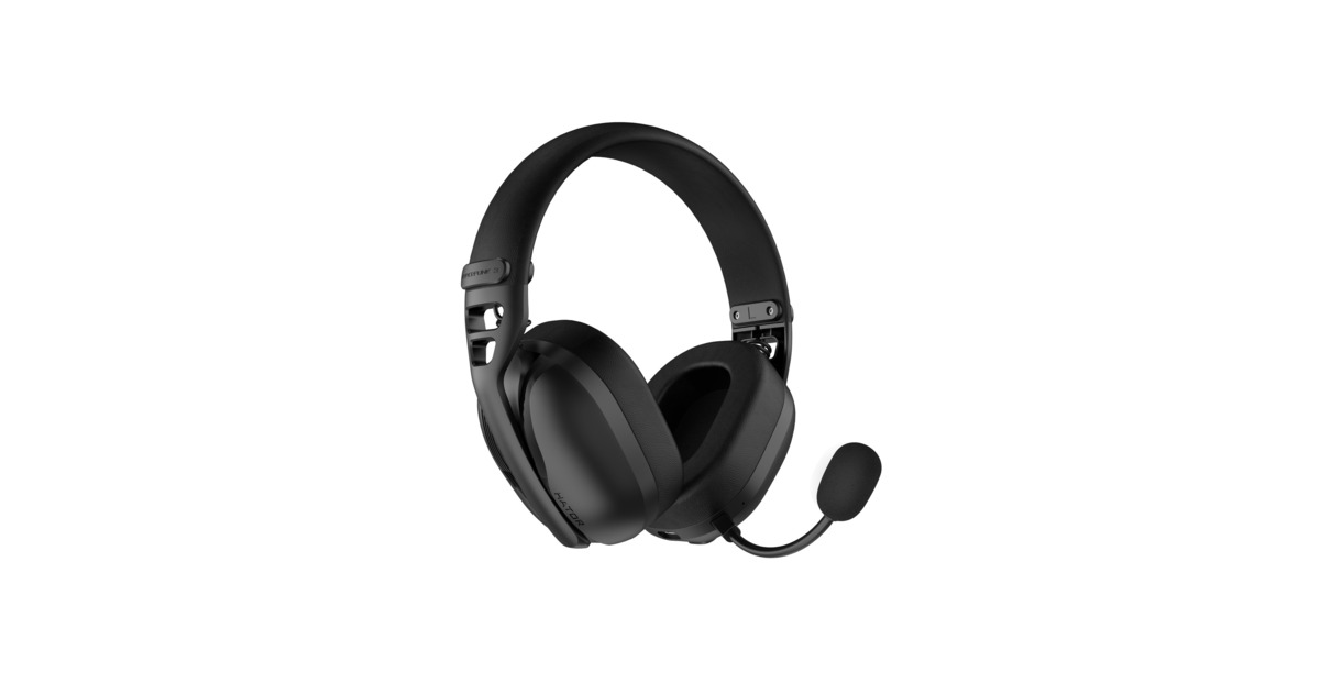 HatorHyperpunk 3 Wireless over-ear gaming headset  (Zwart, 2.4GHz / Bluetooth 5.4 / USB-C)