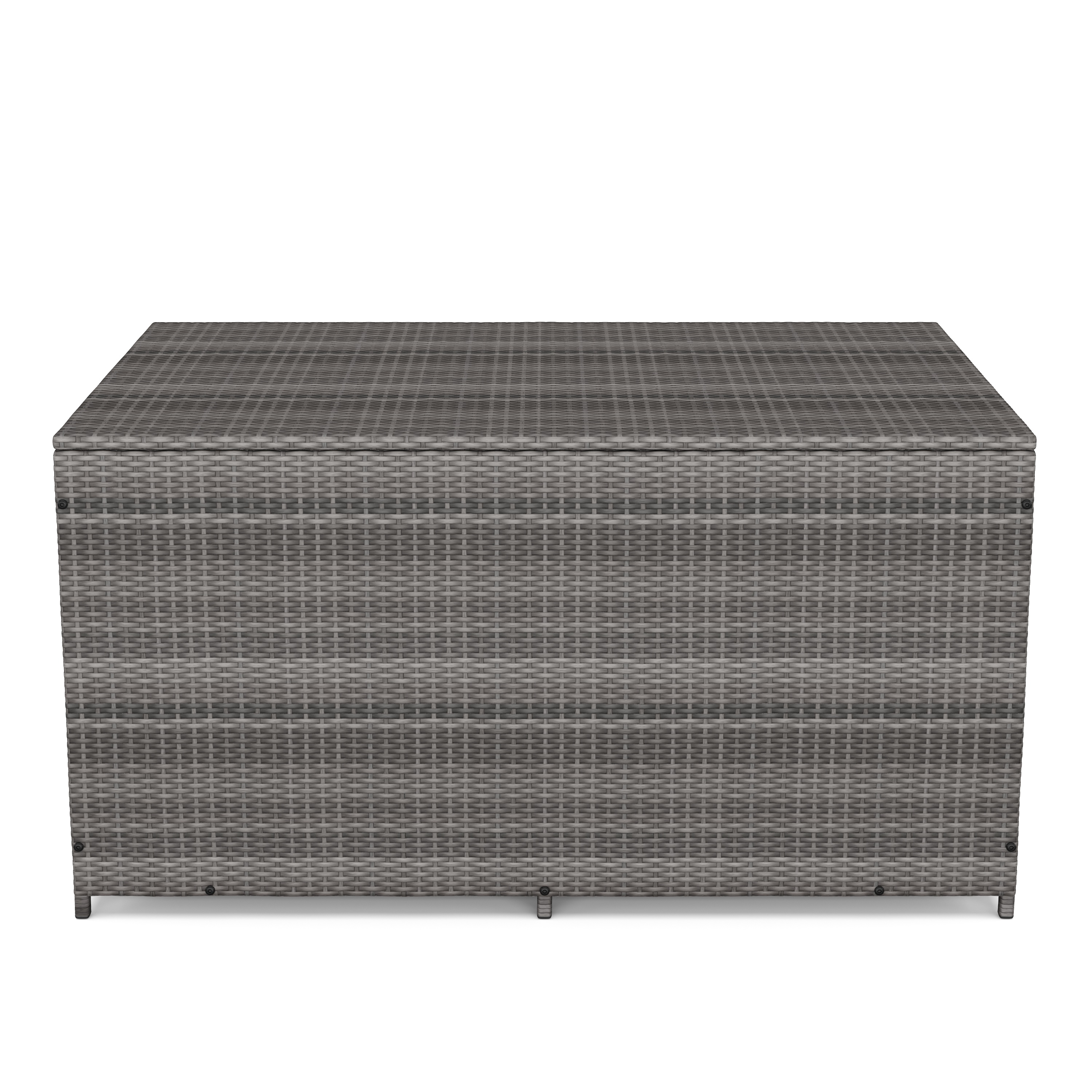 Rattan Kissenbox ZOE 150 x 80 x 85 cm grau