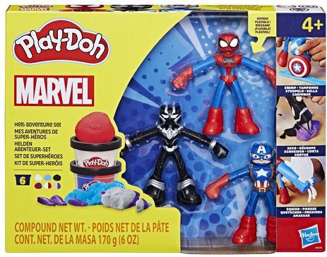 Play-Doh - Marvel Heldenavonturen-set - Klei - 170 Gram