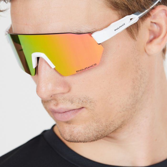 Endurance Unisex Solbriller Mathieu Frameless Sports Glass Hvid
