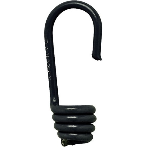 Crochet sandow - D9 mm - acier plastifié - noir - lot de 4