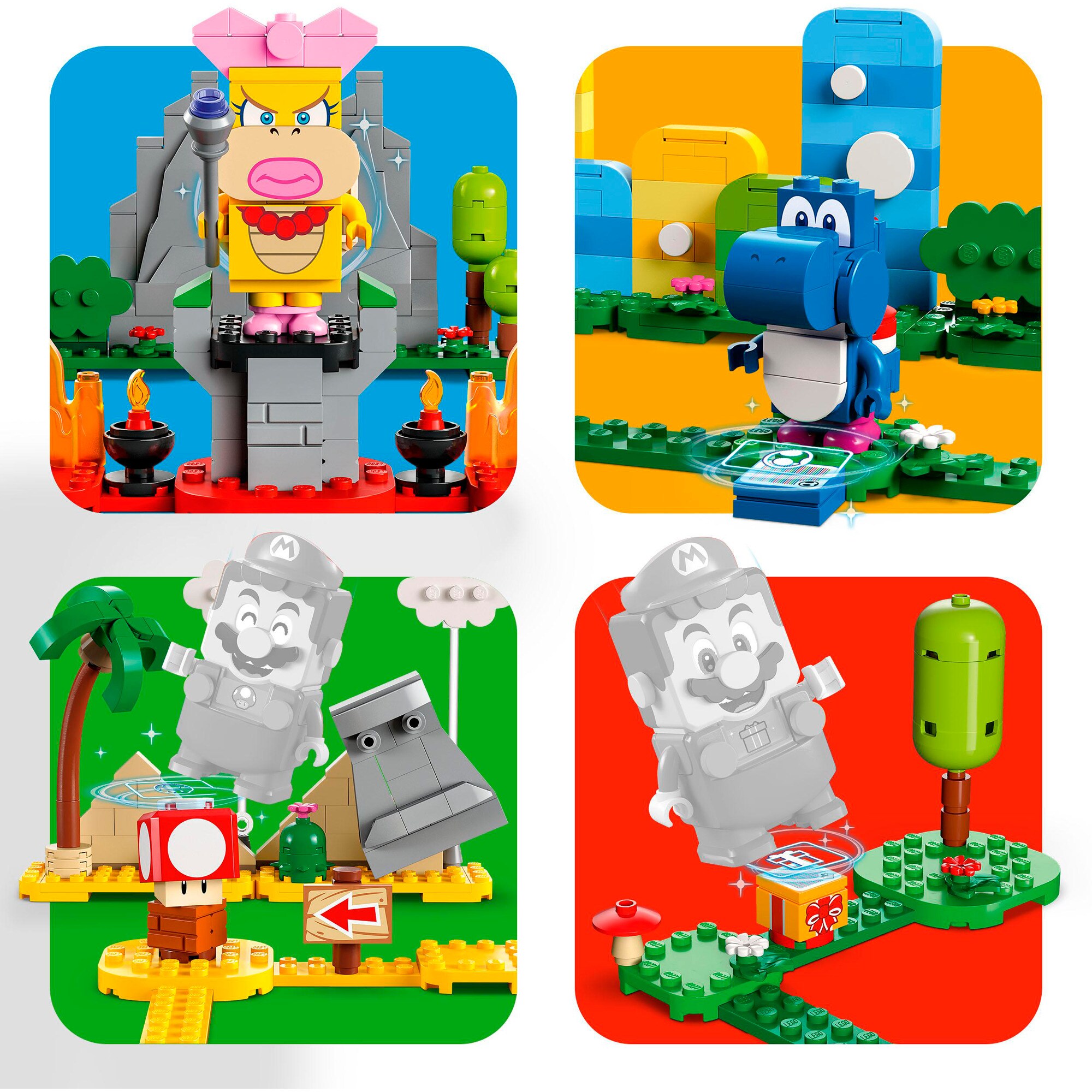 LEGO Konstruktionsspielzeug Super Mario Kreativbox – Leveldesigner-Set