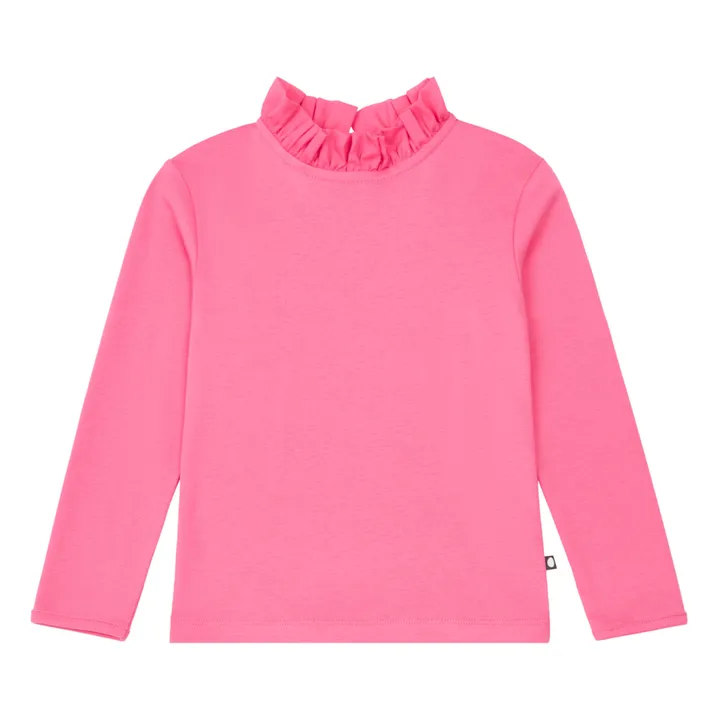 Oeuf NYC T-Shirt Coton Bio à Col | Rose