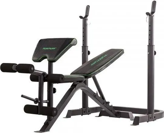 Tunturi WB50, Justerbar vægttræningsbænk, Hjem, 150 kg, Sort, 1040 mm, 1670 mm