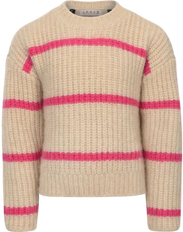 Looxs Revolution 2432-5341 Truien & Vesten Meisjes - Sweater - Hoodie - Vest- Wit