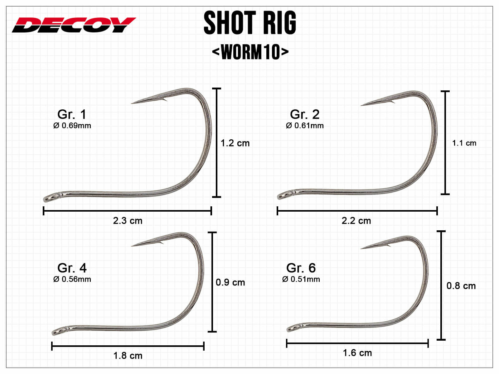 Shot Rig Worm10 (DECOY)