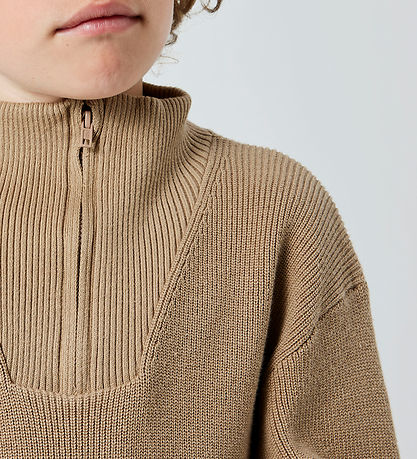 Name It Bluse - Strik - Noos - NkmNesolle - WeatheRød Teak