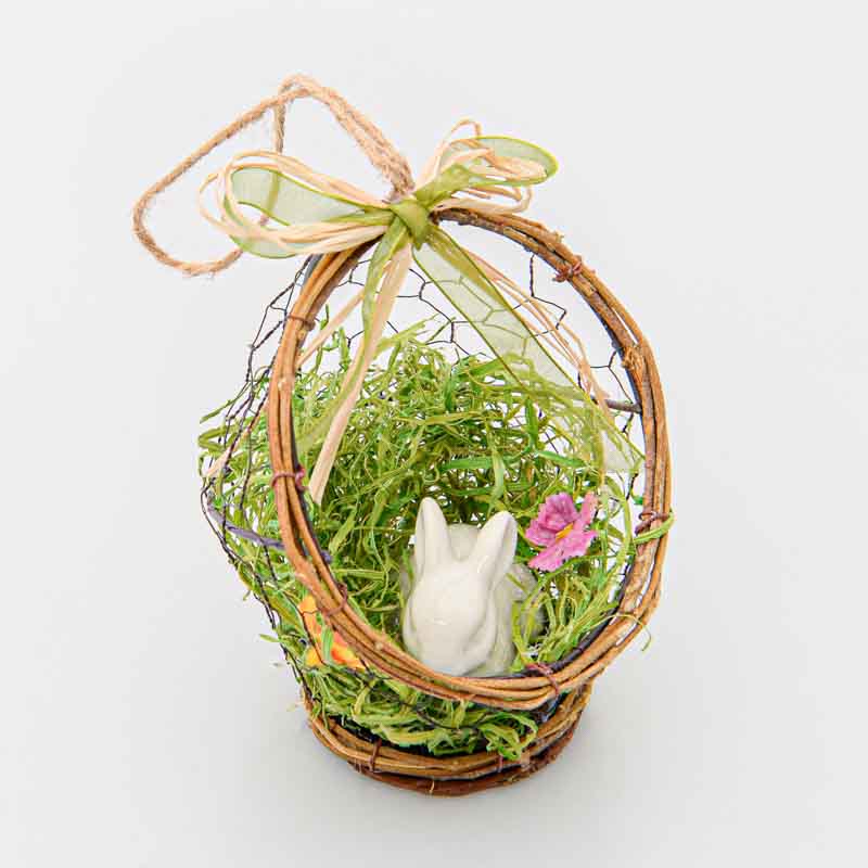 Lapin dans son nid