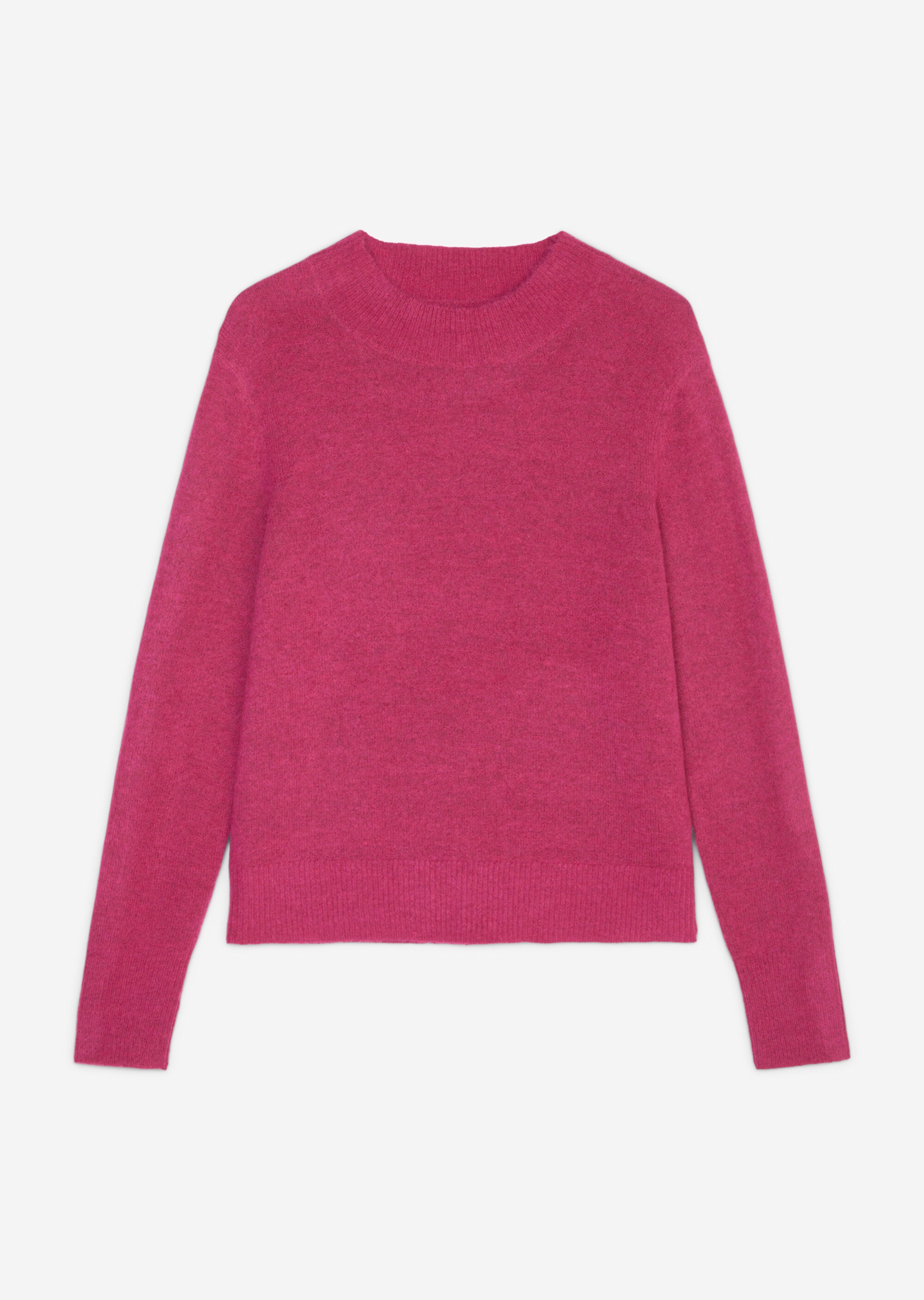 Strickpullover regularaus softem Schurwolle-Mix