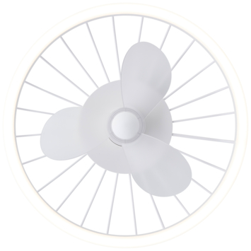 Brilliant plafondventilator Arezzo met lamp 36W wit