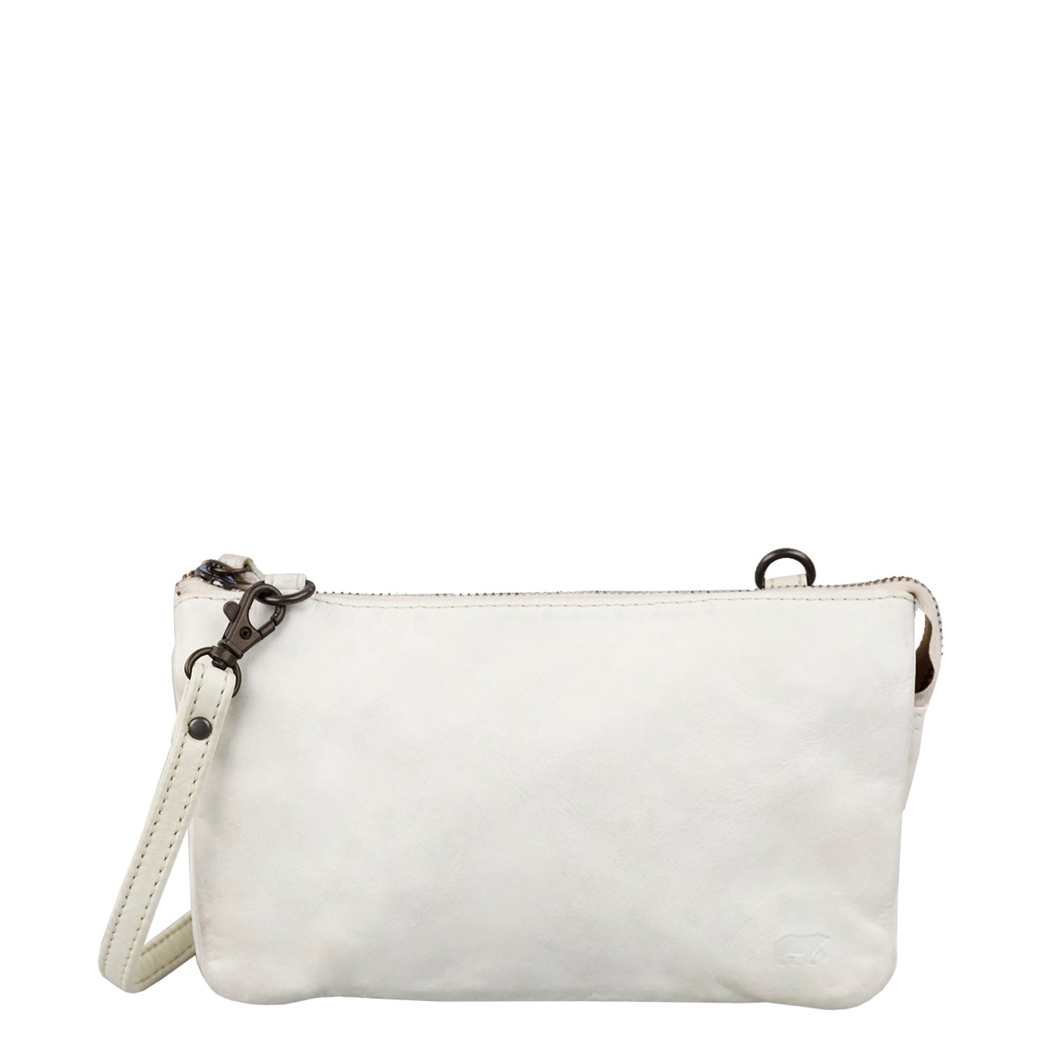 Bear Design Cow Lavato Clutch off white