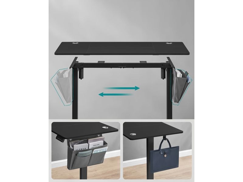 Songmics Stehtisch 120 x 60 cm, höhenverstellbar Bürotisch