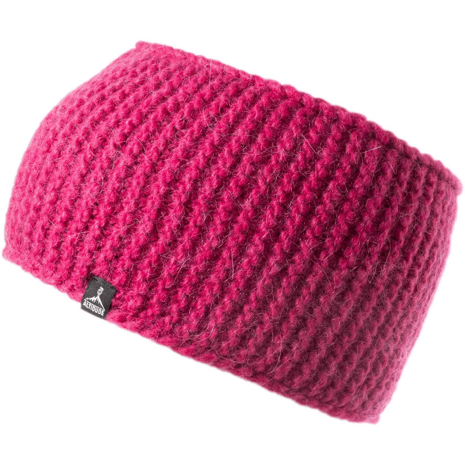 ALTIDUDE Merino Stirnband Cloud Grob Strick Kopfband Ohren Schützer Alpaka Wolle Farbe: beige