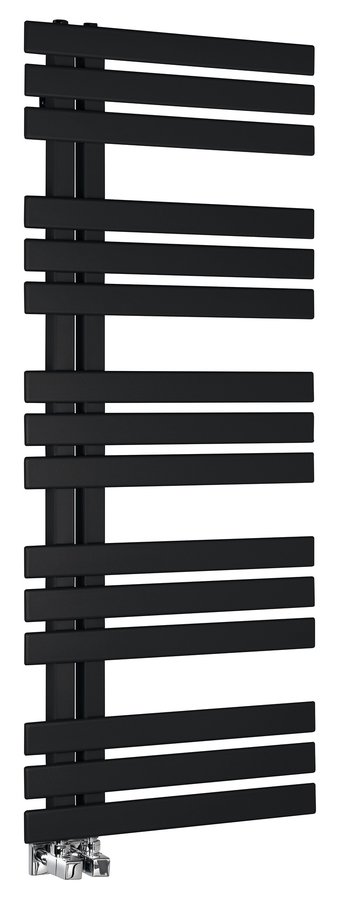 Sapho Silvana radiator mat zwart 50x124cm 561W